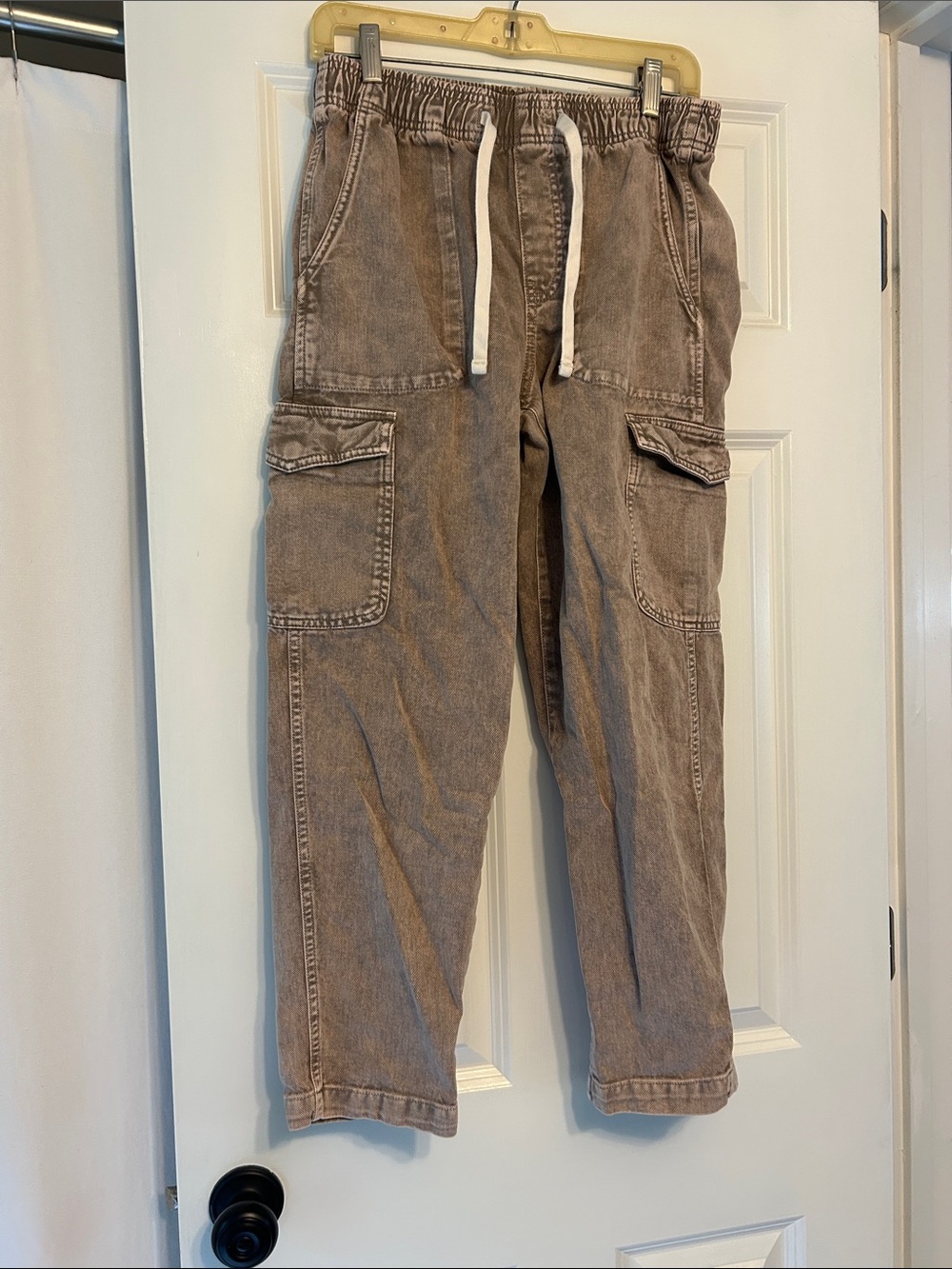 GAP Women's Ankle Cargo Jeans - Faded Brown